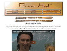 Tablet Screenshot of powerheal.com